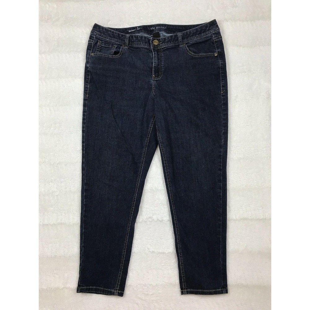 Lane Bryant Womens Skinny Jeans 16 Short Genius
